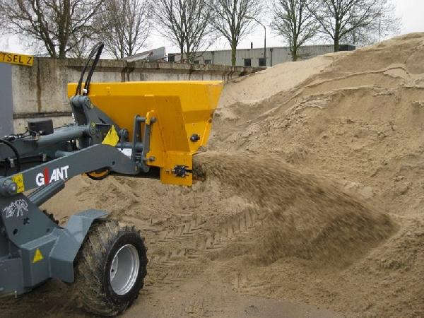 Sand divide bucket (ZVDB)